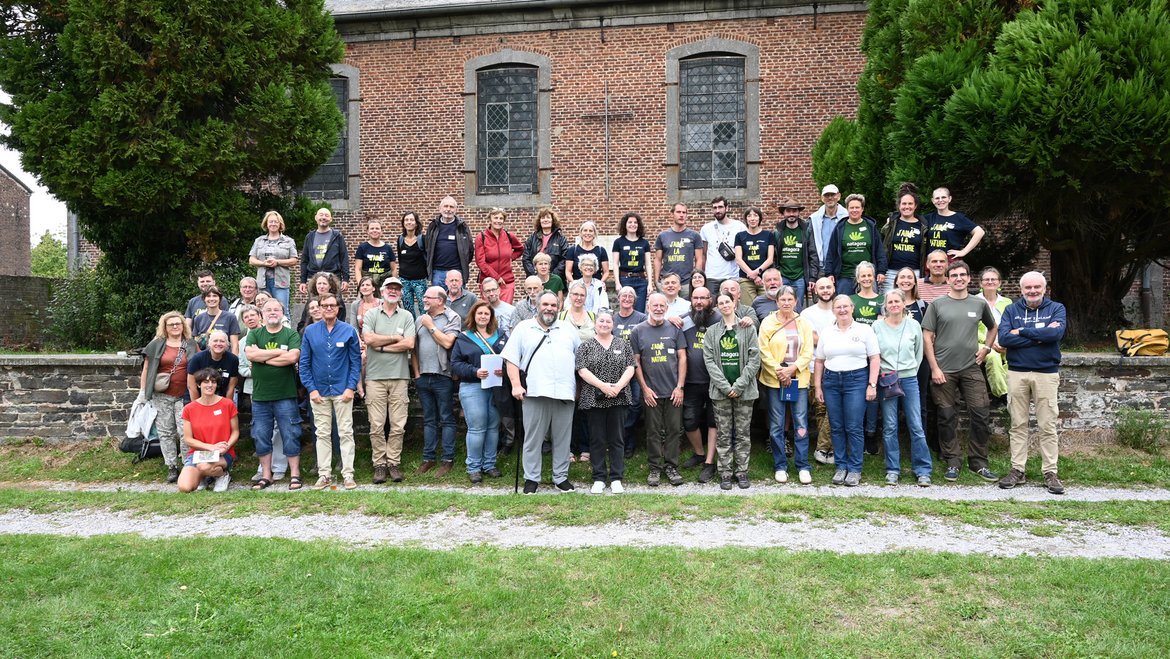 Photo de groupe de la journée des volontaires